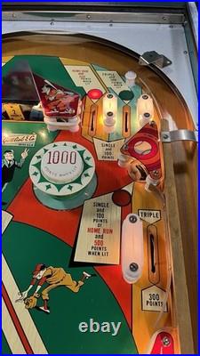 1972 World Series Pinball Machine Fully Refurbished Add A Ball Baseball