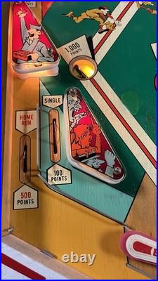 1972 World Series Pinball Machine Fully Refurbished Add A Ball Baseball