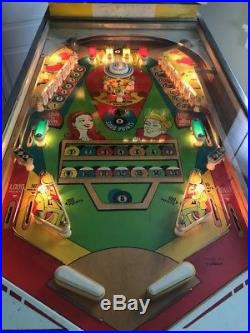 1973 D. Gottlieb & Co. Pro Pool Pinball Machine Rare Game