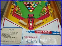 1973 Gottlieb BIG SHOT pinball machine fully shopped working FREE SHIPPING