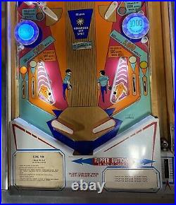 1973 Gottlieb King Pin Pinball Machine 10 Drop Targets Bowling Theme