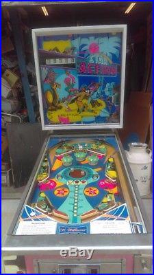 1973 Williams Star Action Pinball 100% Shopped & Ready To Play Add A Ball