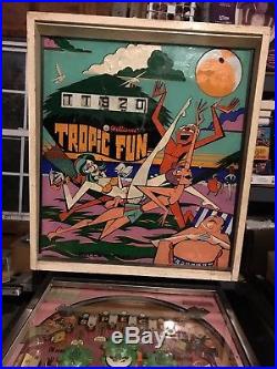 1973 Williams Tropic Fun Pinball Machine Working