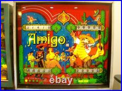 1974 Bally AMIGO Arcade Pinball Machine (Noblesville, Indiana) 1974 Bally AMIGO Arcade Pinball Machine (Noblesville, Indiana)