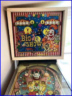 1974 Big Show Pinball Machine