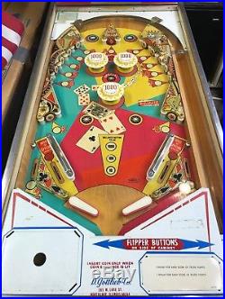 1974 Gottlieb Top Card Pinball Machine