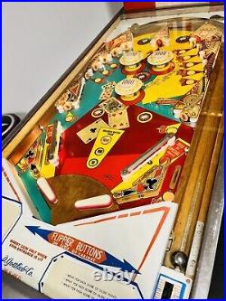 1974 Gottlieb'Top Card' Wedgehead Pinball Machine EM