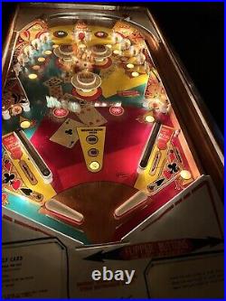 1974 Gottlieb'Top Card' Wedgehead Pinball Machine EM