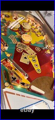 1974 Gottlieb'Top Card' Wedgehead Pinball Machine EM