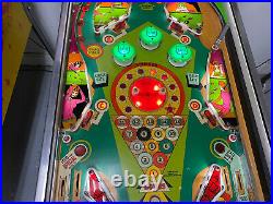 1974 Star Pool Pinball Machine Leds Nice Playfield Looks Great