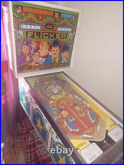1975 Bally Flicker Full Size Pinball Coin Operated Arcade Game Estate Find As-is