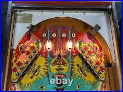 1975 Gottlieb Abra Ca Darbara Pinball Machine 10 Drop Targets Stunning
