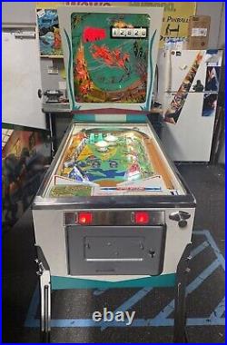 1975 Gottlieb Atlantis Pinball Machine Partially Restored Beautiful Example