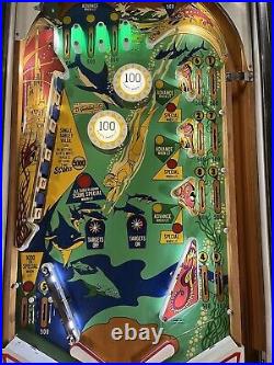 1975 Gottlieb Atlantis Pinball Machine Partially Restored Beautiful Example