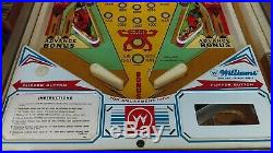 1975 Williams Little Chief 4 Player Electro-Mechanical Pinball Working Shopped