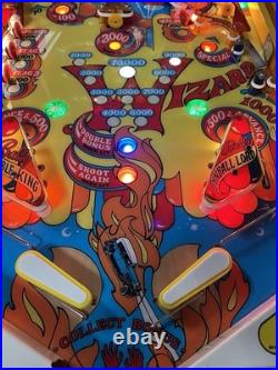 1975 Wizard Wizard! Pinball Machine Fully Refurbished The Who Tommy Daltry Leds