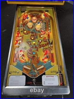 1975 Wizard Wizard! Pinball Machine Fully Refurbished The Who Tommy Daltry Leds