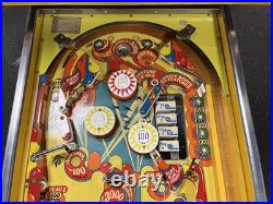 1975 Wizard Wizard! Pinball Machine Fully Refurbished The Who Tommy Daltry Leds