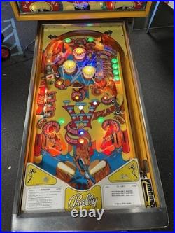 1975 Wizard Wizard! Pinball Machine Fully Refurbished The Who Tommy Daltry Leds