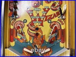 1975 Wizard Wizard! Pinball Machine Fully Refurbished The Who Tommy Daltry Leds
