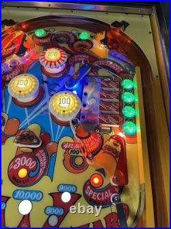 1975 Wizard Wizard! Pinball Machine Fully Refurbished The Who Tommy Daltry Leds