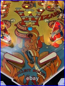 1975 Wizard Wizard! Pinball Machine Fully Refurbished The Who Tommy Daltry Leds