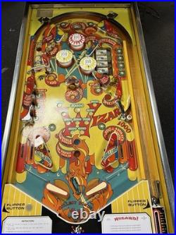 1975 Wizard Wizard! Pinball Machine Fully Refurbished The Who Tommy Daltry Leds