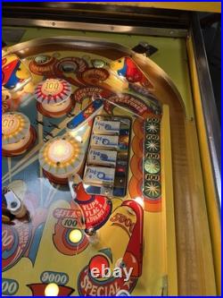 1975 Wizard Wizard! Pinball Machine Fully Refurbished The Who Tommy Daltry Leds