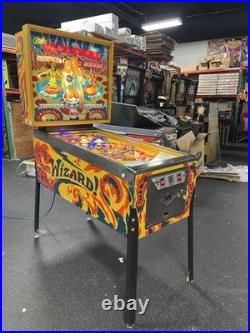 1975 Wizard Wizard! Pinball Machine Fully Refurbished The Who Tommy Daltry Leds