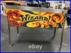 1975 Wizard Wizard! Pinball Machine Fully Refurbished The Who Tommy Daltry Leds