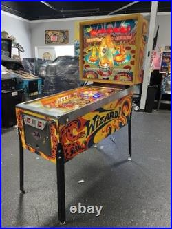 1975 Wizard Wizard! Pinball Machine Fully Refurbished The Who Tommy Daltry Leds