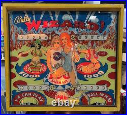 1975 Wizard Wizard! Pinball Machine Fully Refurbished Tommy Daltrey The Who