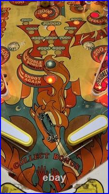 1975 Wizard Wizard! Pinball Machine Fully Refurbished Tommy Daltrey The Who