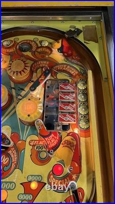 1975 Wizard Wizard! Pinball Machine Fully Refurbished Tommy Daltrey The Who