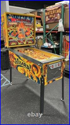 1975 Wizard Wizard! Pinball Machine Fully Refurbished Tommy Daltrey The Who