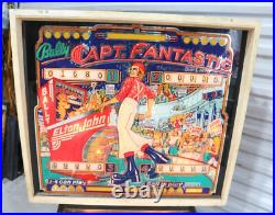 1976 BALLY CAPTAIN FANTASTIC Pinball Machine Arcade Game Part Elton John