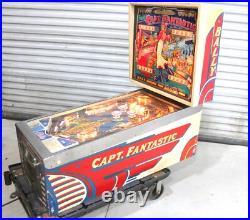 1976 BALLY CAPTAIN FANTASTIC Pinball Machine Arcade Game Part Elton John
