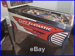 1976 Bally Captain Fantastic Pinball Machine