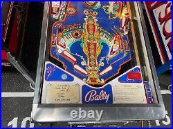 1976 Bally Captain Fantastic Pinball Machine Classic Stunning Tommy