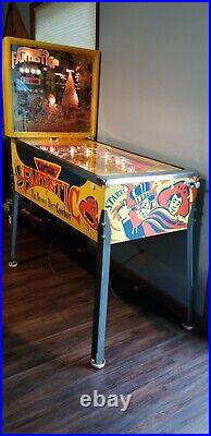 1976 Bally Captain Fantastic Pinball Machine Home size, perfect size for homes