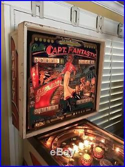 1976 Bally Captain Fantastic Pinball Machine featuring Elton John
