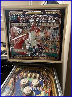 1976 Bally Elton John Captain Fantastic Pinball Machine Vintage Arcade Game