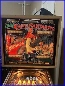 1976 Bally Elton John Captain Fantastic Pinball Machine Vintage Arcade Game