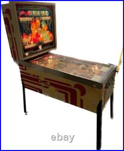 1976 Bally Old Chicago Pinball Machine in Good Condition