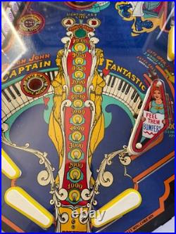 1976 Captain Fantastic And The Brown Dirt Cowboy Pinball Machine