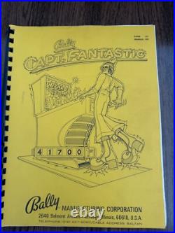 1976 Captain Fantastic And The Brown Dirt Cowboy Pinball Machine