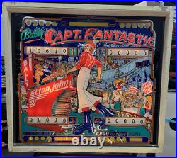 1976 Captain Fantastic And The Brown Dirt Cowboy Pinball Machine Fully Refurbish