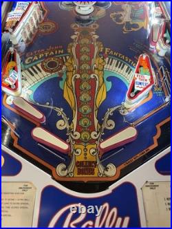1976 Captain Fantastic And The Brown Dirt Cowboy Pinball Machine Fully Refurbish