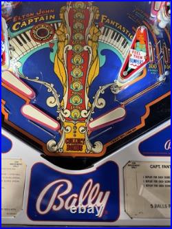 1976 Captain Fantastic And The Brown Dirt Cowboy Pinball Machine Fully Refurbish 1976 Captain Fantastic And The Brown Dirt Cowboy Pinball Machine Fully Refurbish