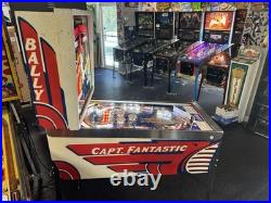 1976 Captain Fantastic And The Brown Dirt Cowboy Pinball Machine Fully Refurbish